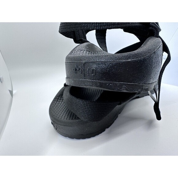 CHACO MEN\'S ZCLOUD SANDAL ADJUSTABLE STRAPS Solid Black SIZE 10 Comfort Hiking